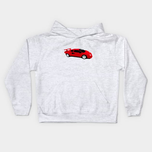 Poster Car Kids Hoodie by srk14105